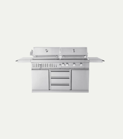 Barbecue autonome au gaz et au charbon