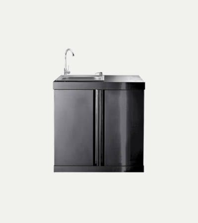 Module avec évier et meuble de rangement